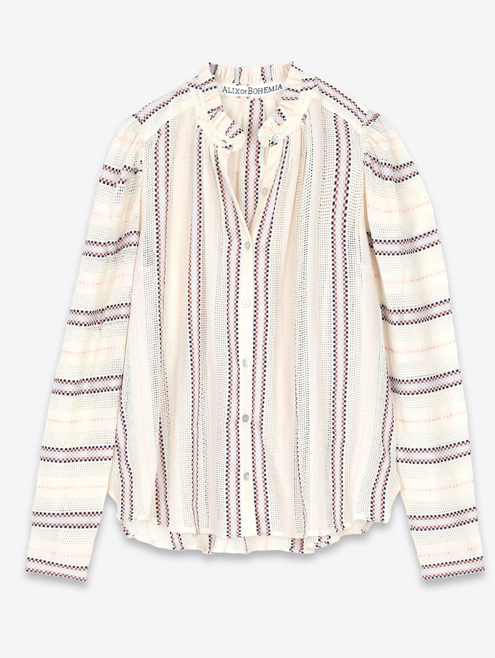 NWOT Alix Of Bohemia Annabel Basket Weave Shirt Medium